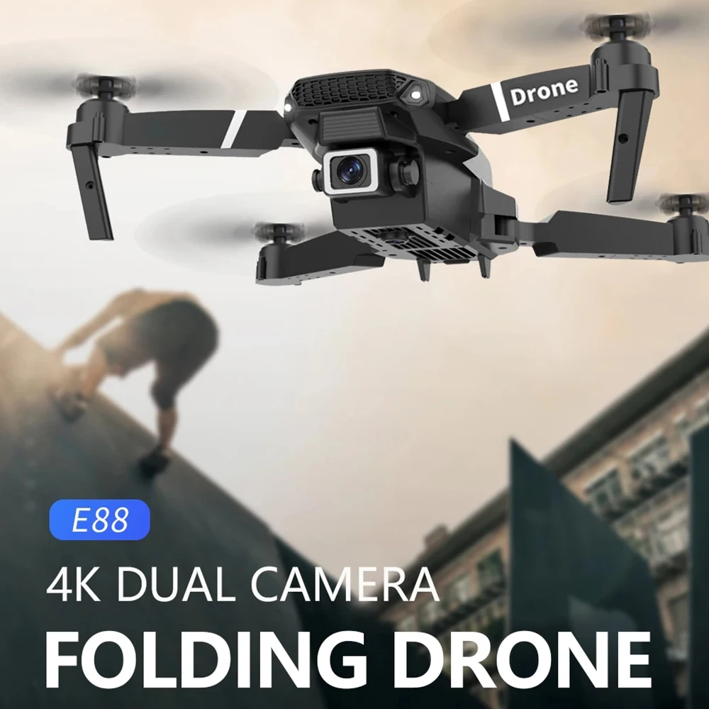 Drone Camera Professional - Professional Drone E88 4K Wide-Angle HD
