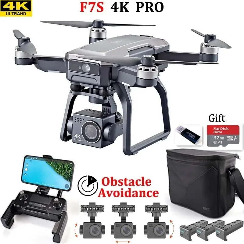 Drone Camera Action - SJRC F7s 4K PRO Drone 4K