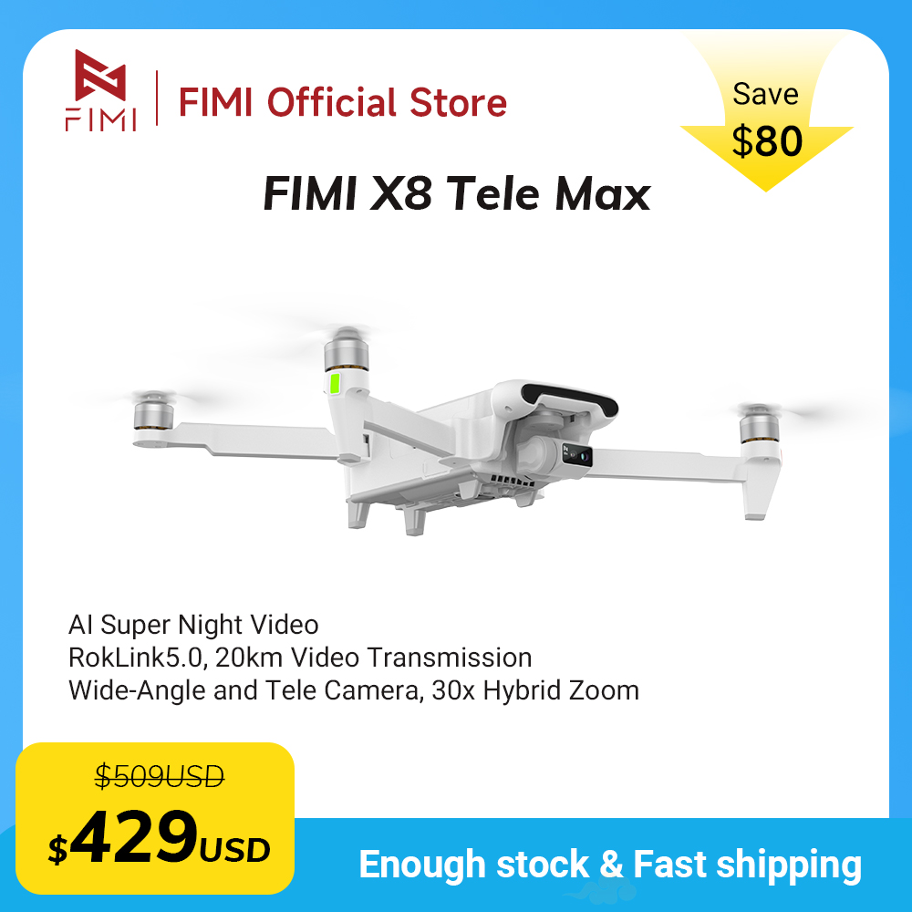 FIMI X8 Tele Max New Drone Wid - Drone Camera Wide Angle 评论和价格