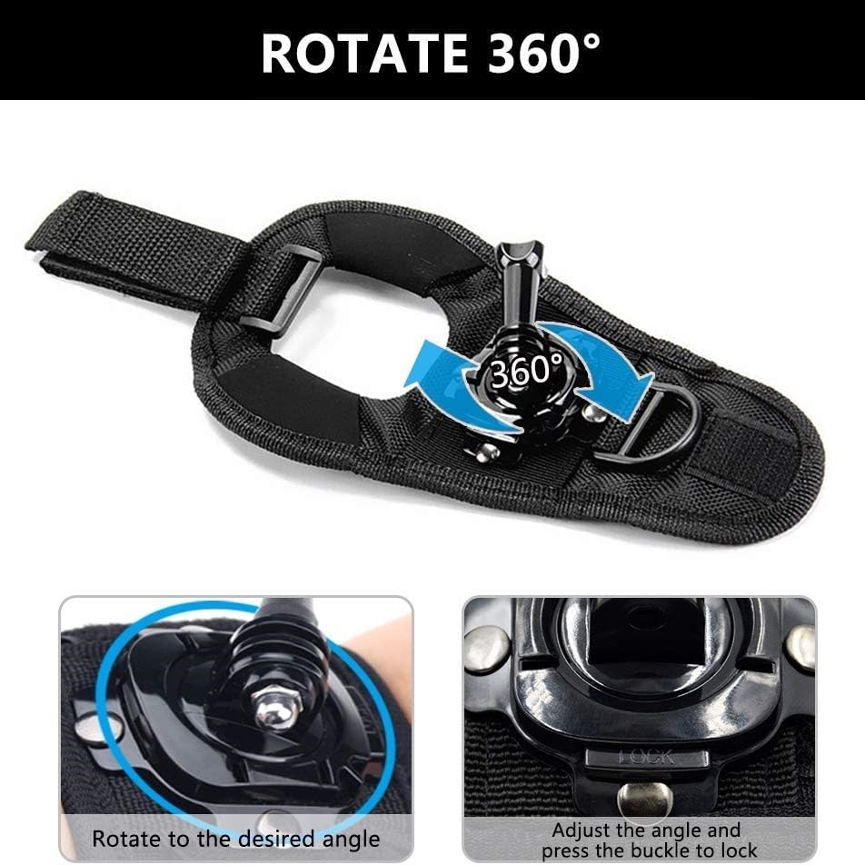 360° Rotation Glove Wrist Stra - Drone Camera Action 评论和价格
