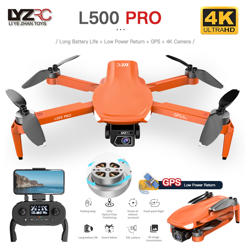 L500 PRO GPS Drone 4K Profesio - Drone Camera Wide Angle 评论和价格
