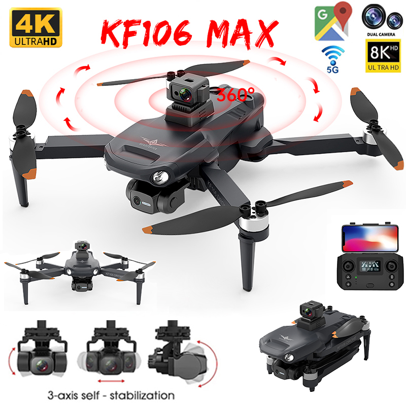 2022 NEW KF106 Max Drone 8K Pr - Drone Camera Wide Angle 评论和价格