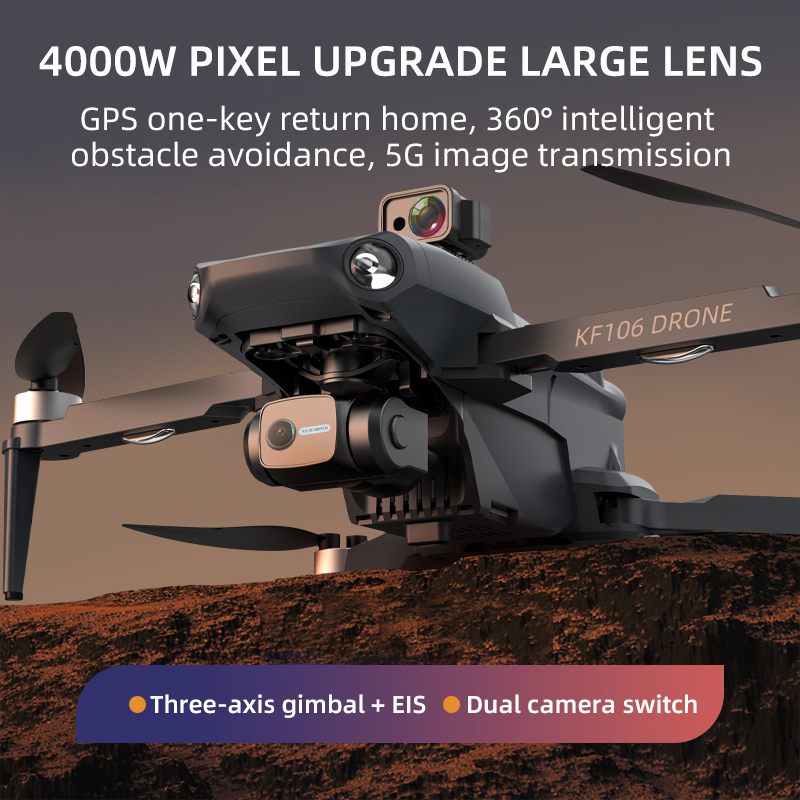 2022 NEW KF106 Max Drone 8K Pr - Drone Camera Wide Angle 评论和价格