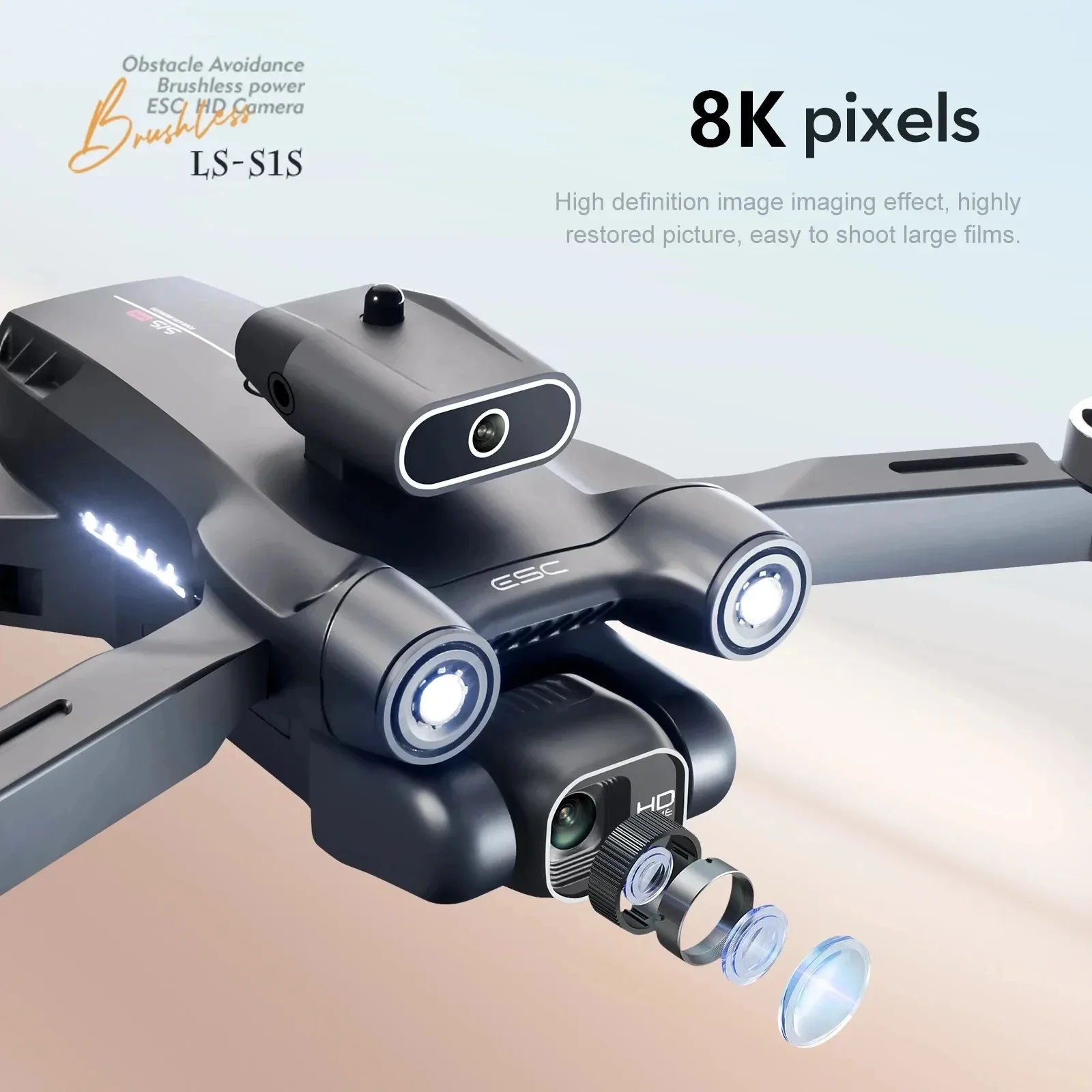 New S1S 5G GPS Drone Camera 8K - Drone Camera Mount 评论和价格