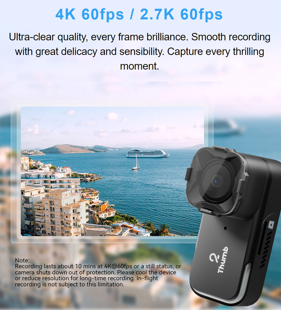 New Version RunCam Thumb 2 4K  - Drone Camera 4K 评论和价格