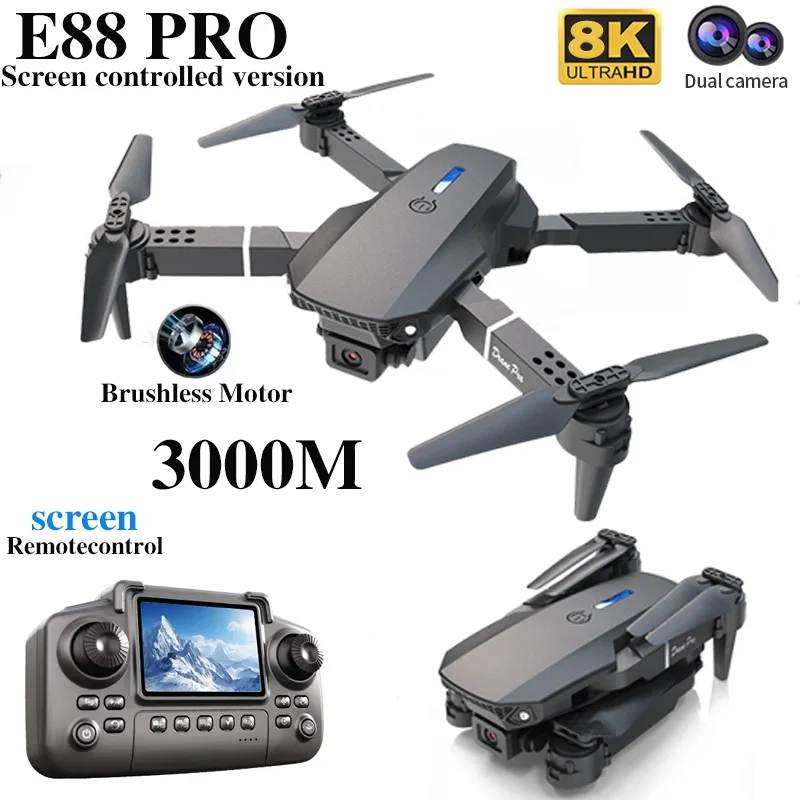 Professional E88 PRO Drone wit - Drone Camera Wide Angle 评论和价格