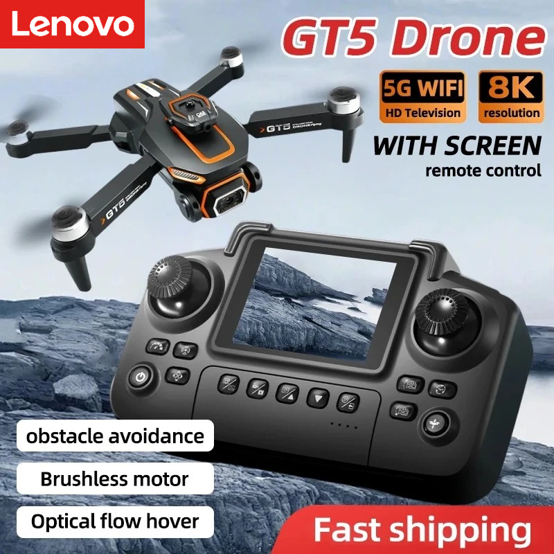 Lenovo GT5 Mini Drone 4K HD du - Drone Camera Wide Angle 评论和价格