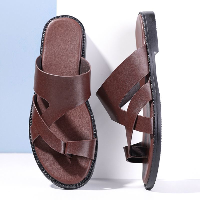Trendy Men's Cross Strap Sanda - Drone Camera Stabilized 评论和价格