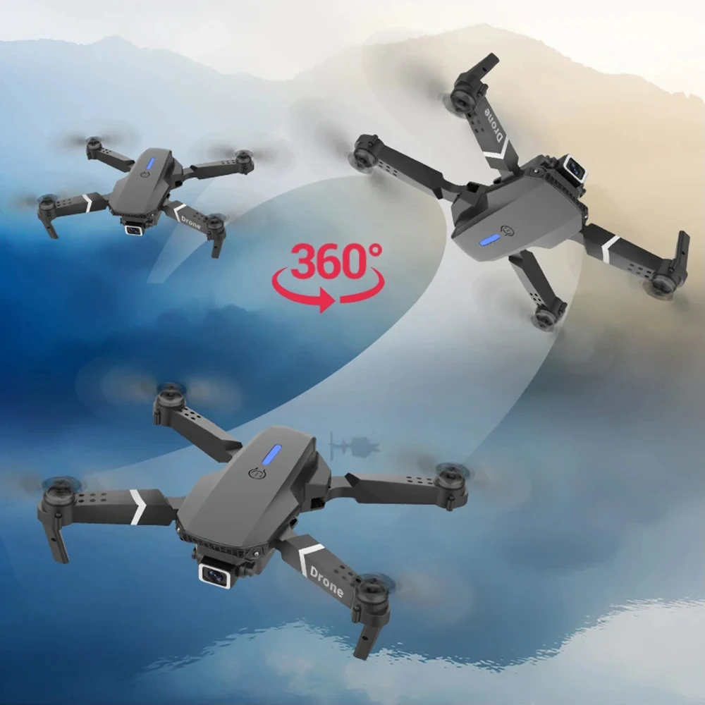 Professional Drone E88 4K Wide - Drone Camera Professional 评论和价格