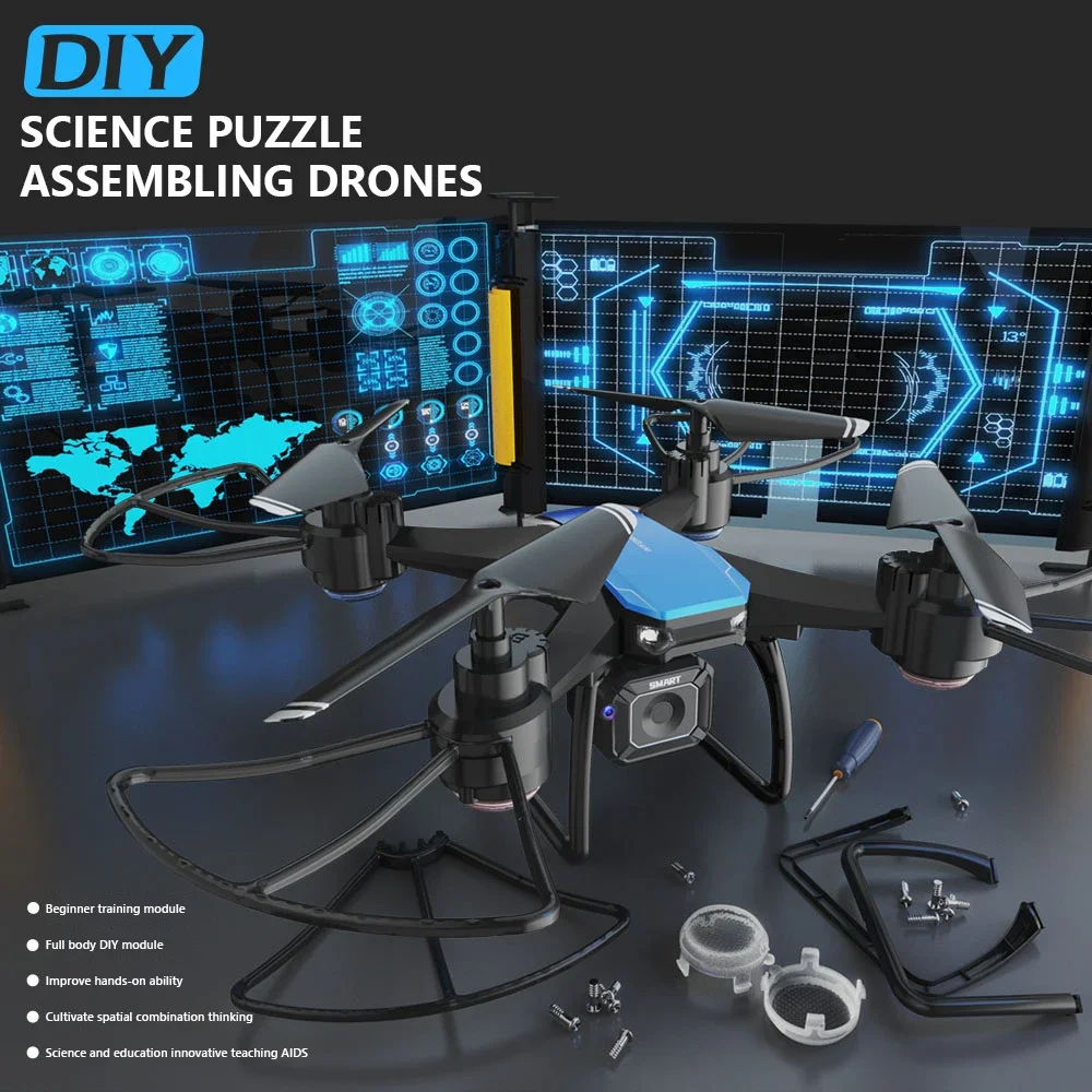 JJRC H108 DIY Teaching Assembl - Drone Camera 4K 评论和价格