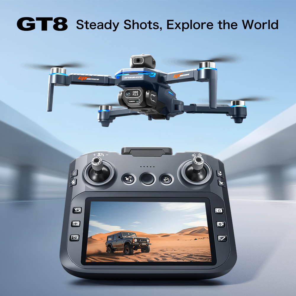 GT8 Obstacle Avoidance Aerial  - Drone Camera 4K 评论和价格
