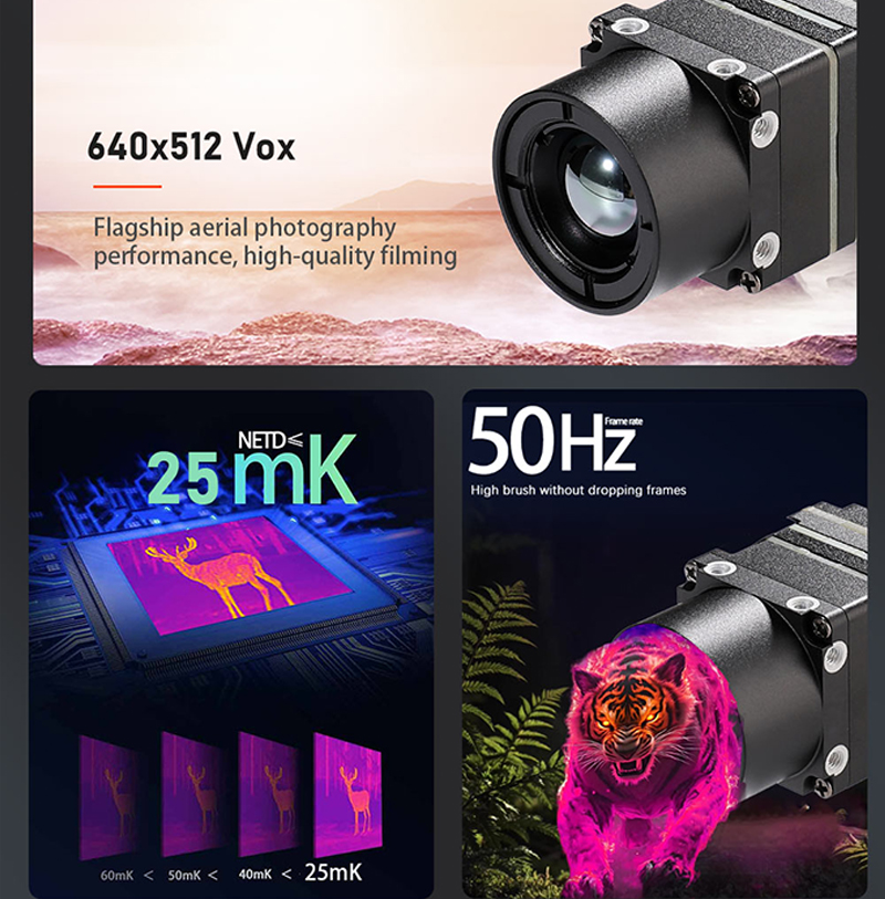 New Arrival 640x512 FPV Drone  - Drone Camera Thermal 评论和价格
